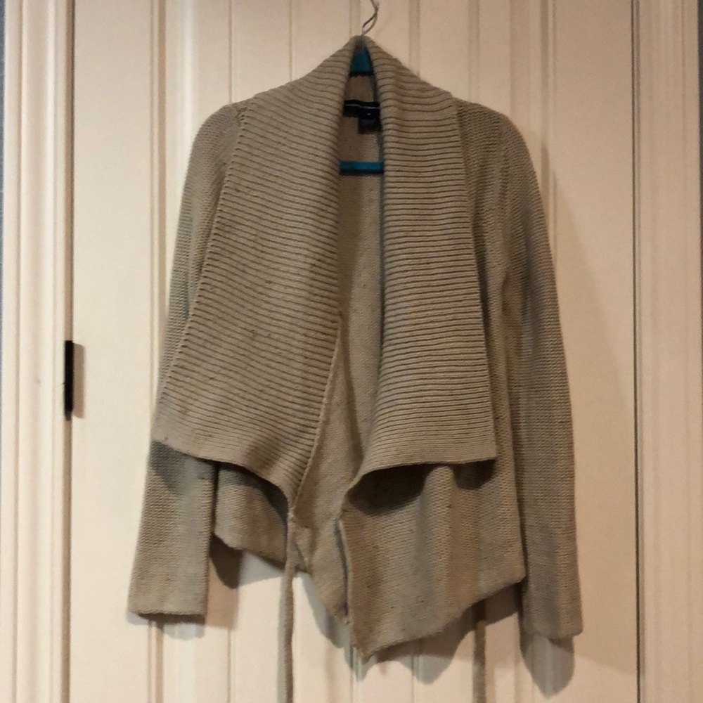 French Connection wrap sweater medium